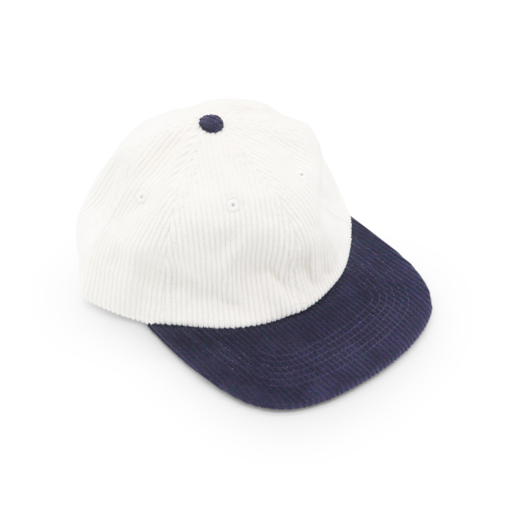 Corduroy Two-Tone 6 Panel - Navy – Glory Days Custom Hats