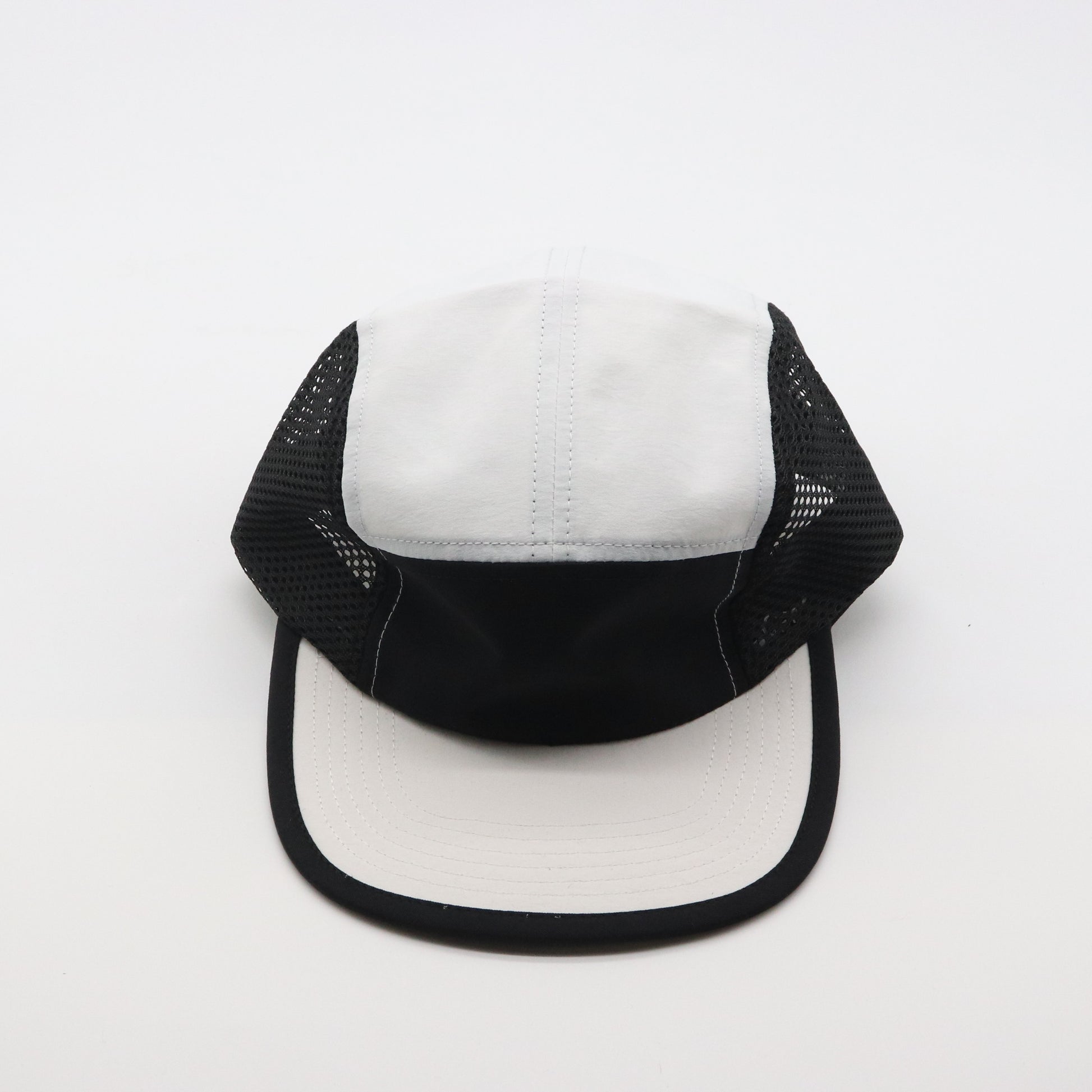 Nylon Camper 5 Panel - Black & White
