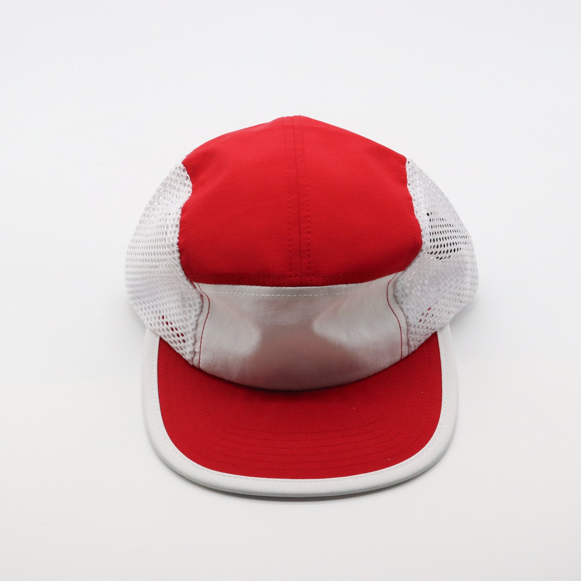 Nylon Camper 5 Panel - Red & White