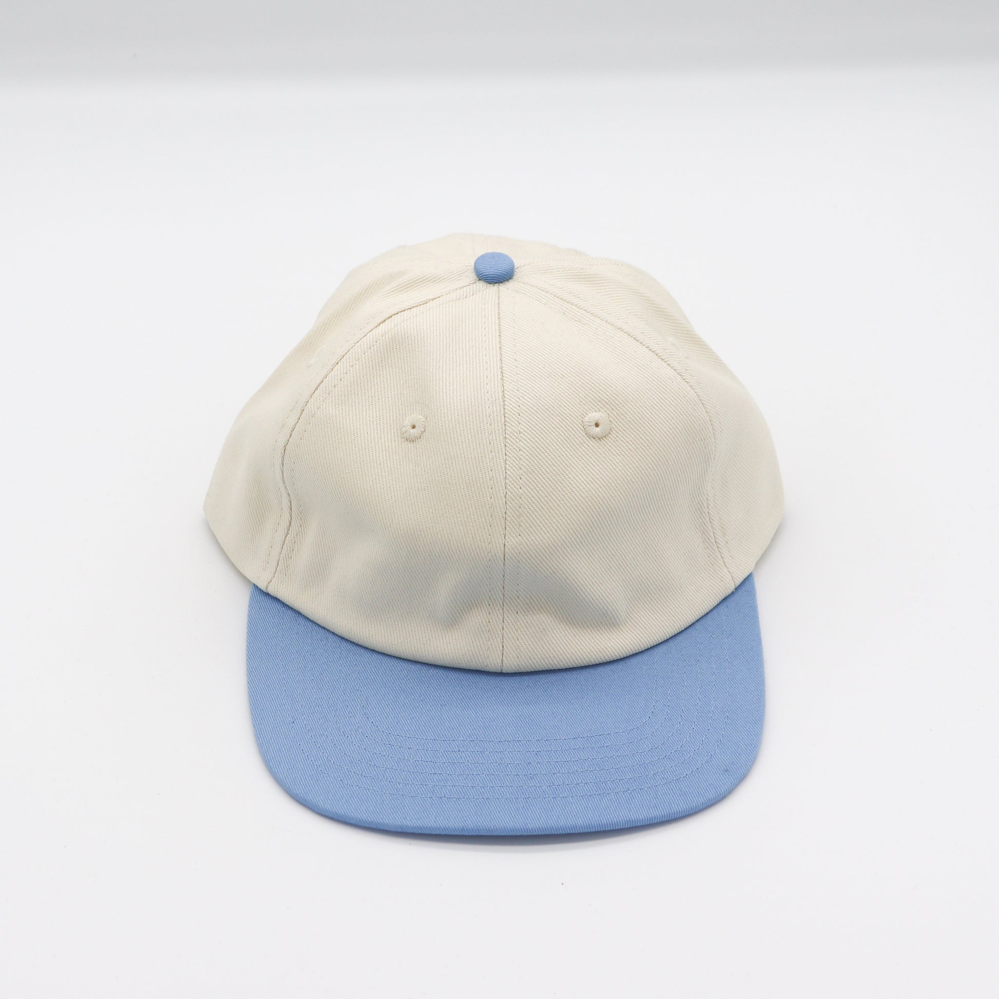 Cotton Two-Tone 6 Panel - Light Blue