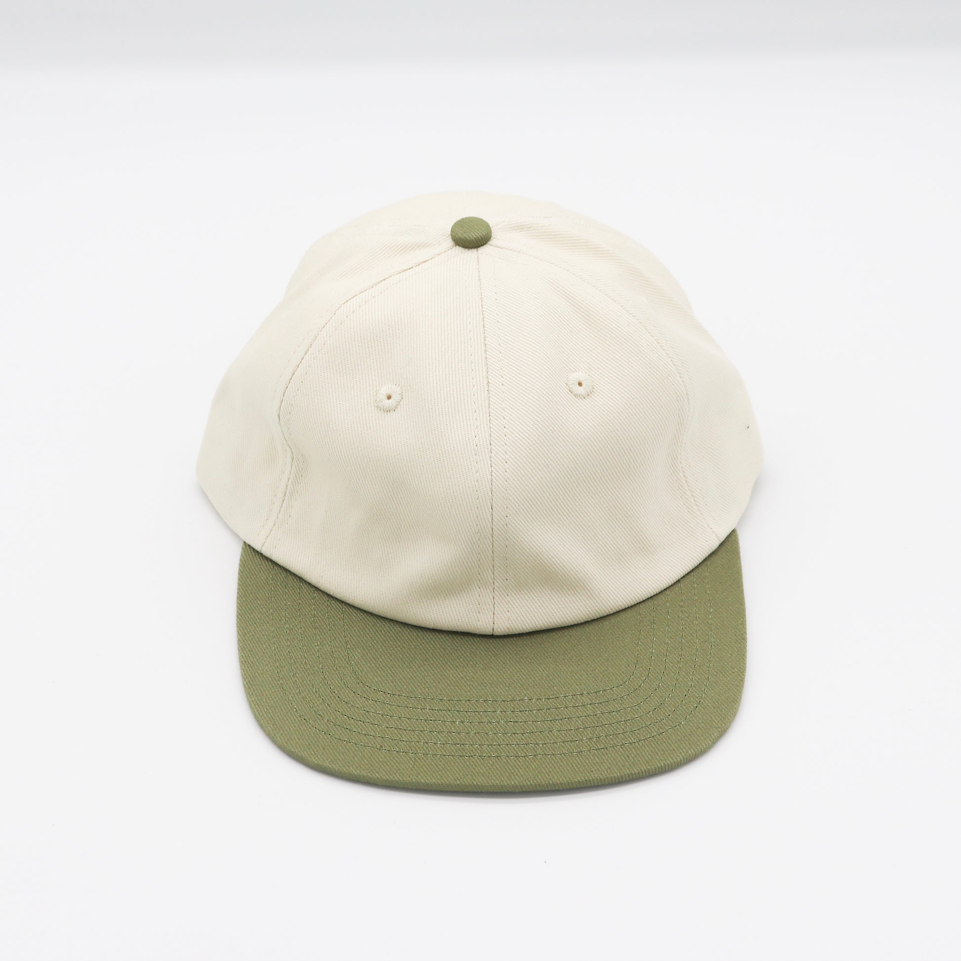 Cotton Two-Tone 6 Panel - Olive