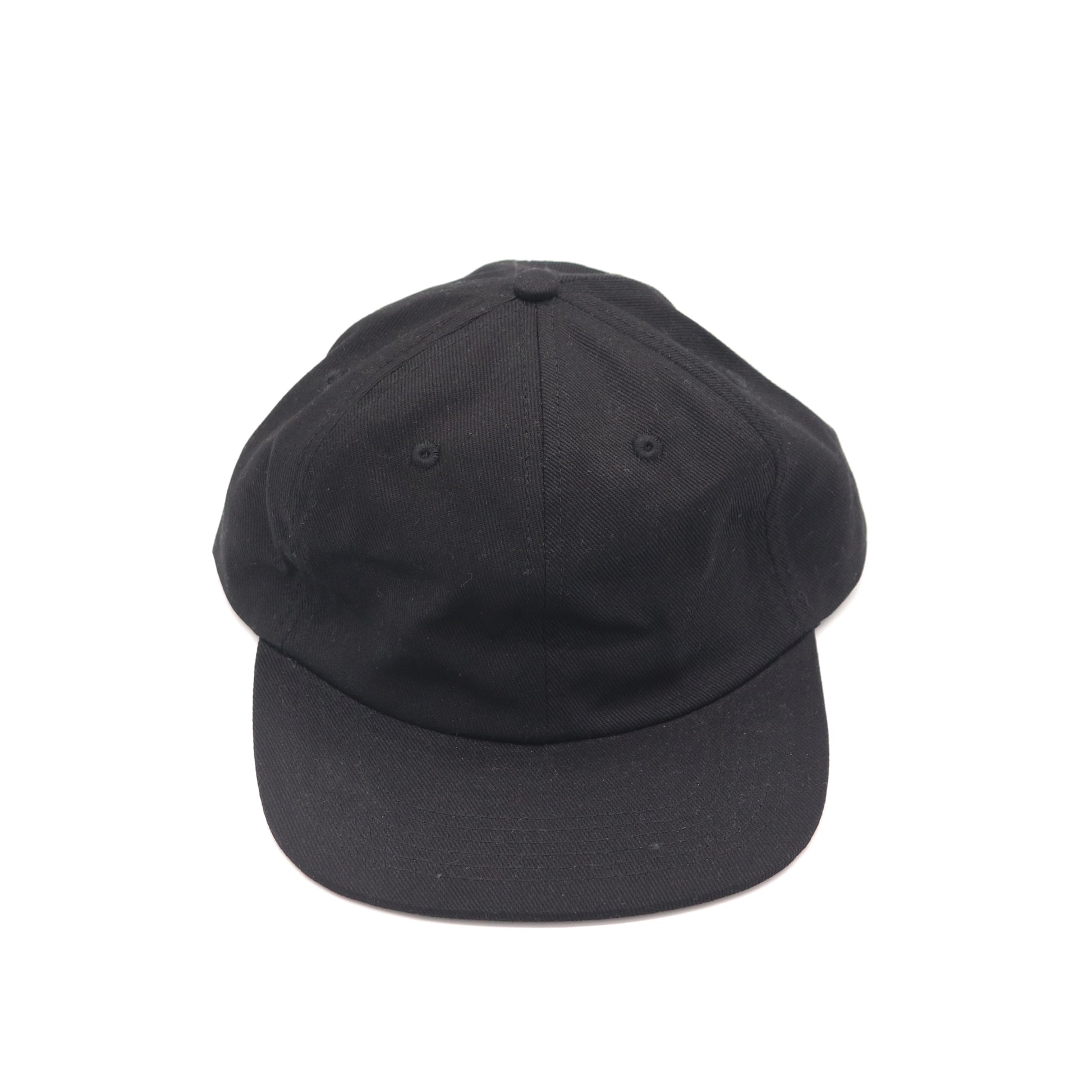 Cotton 6 Panel - Black