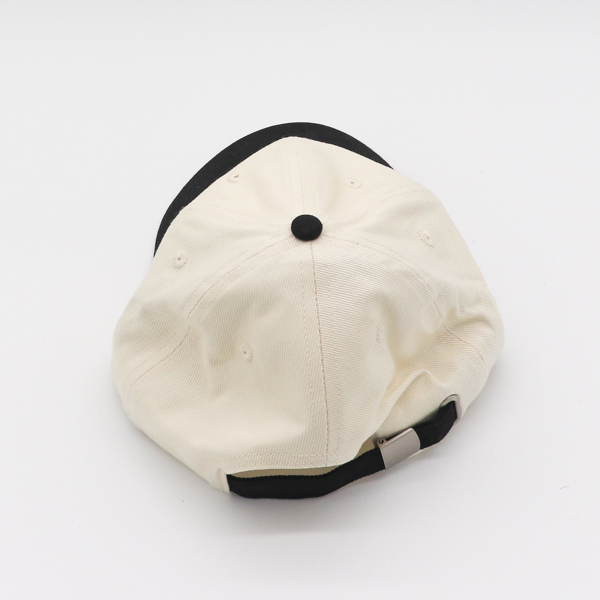 Cotton Two-Tone Dad Hat - Black