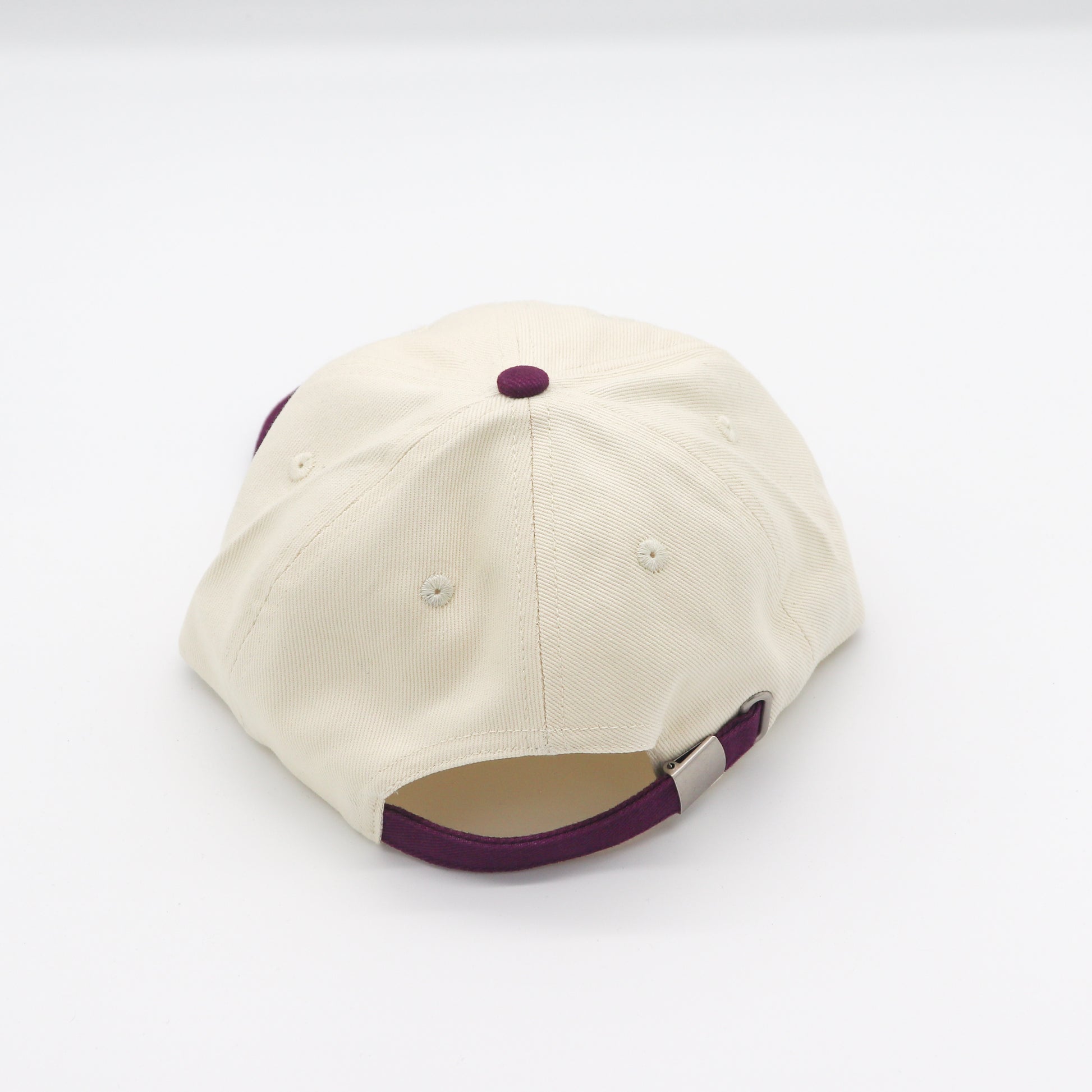 Cotton Two-Tone 6 Panel - Plum