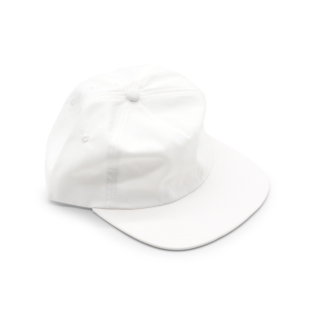 Nylon 5 Panel - White – Glory Days Custom Hats