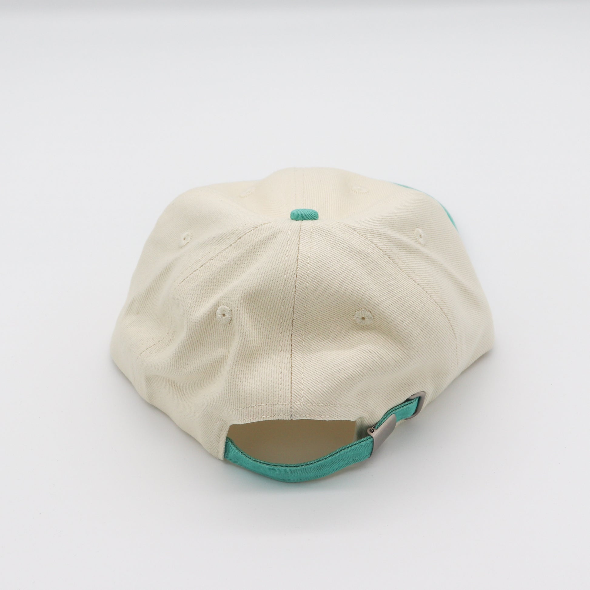 Cotton Two-Tone 6 Panel - Teal