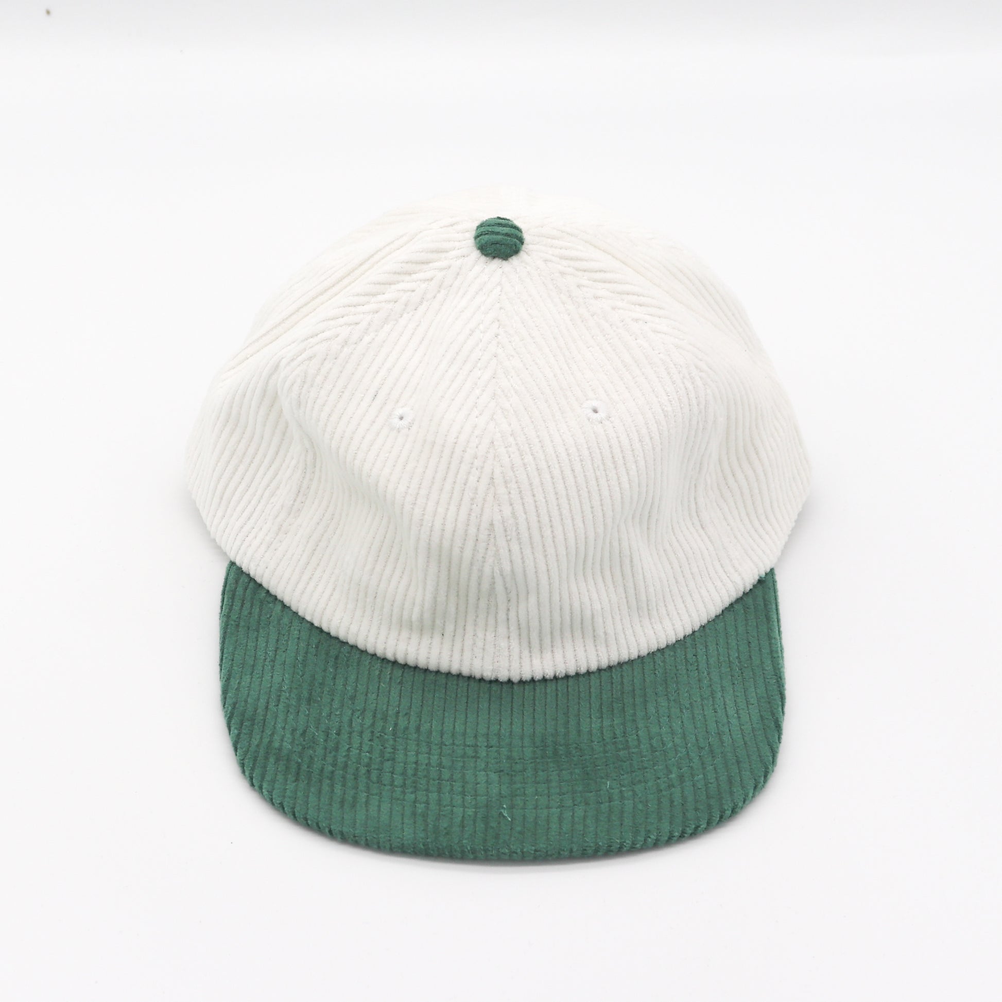 Corduroy Two-Tone 6 Panel - Green