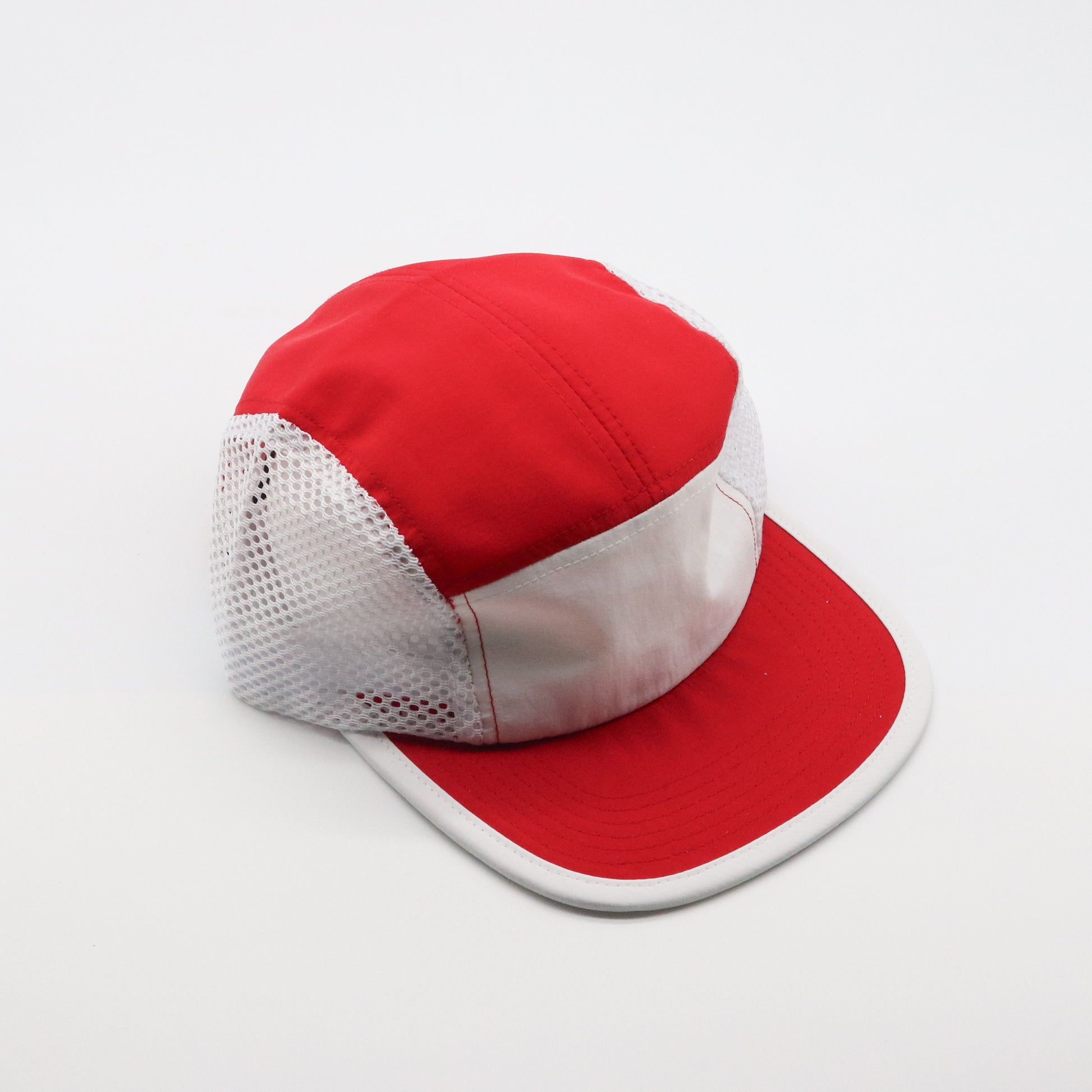 Nylon Camper 5 Panel - Red & White