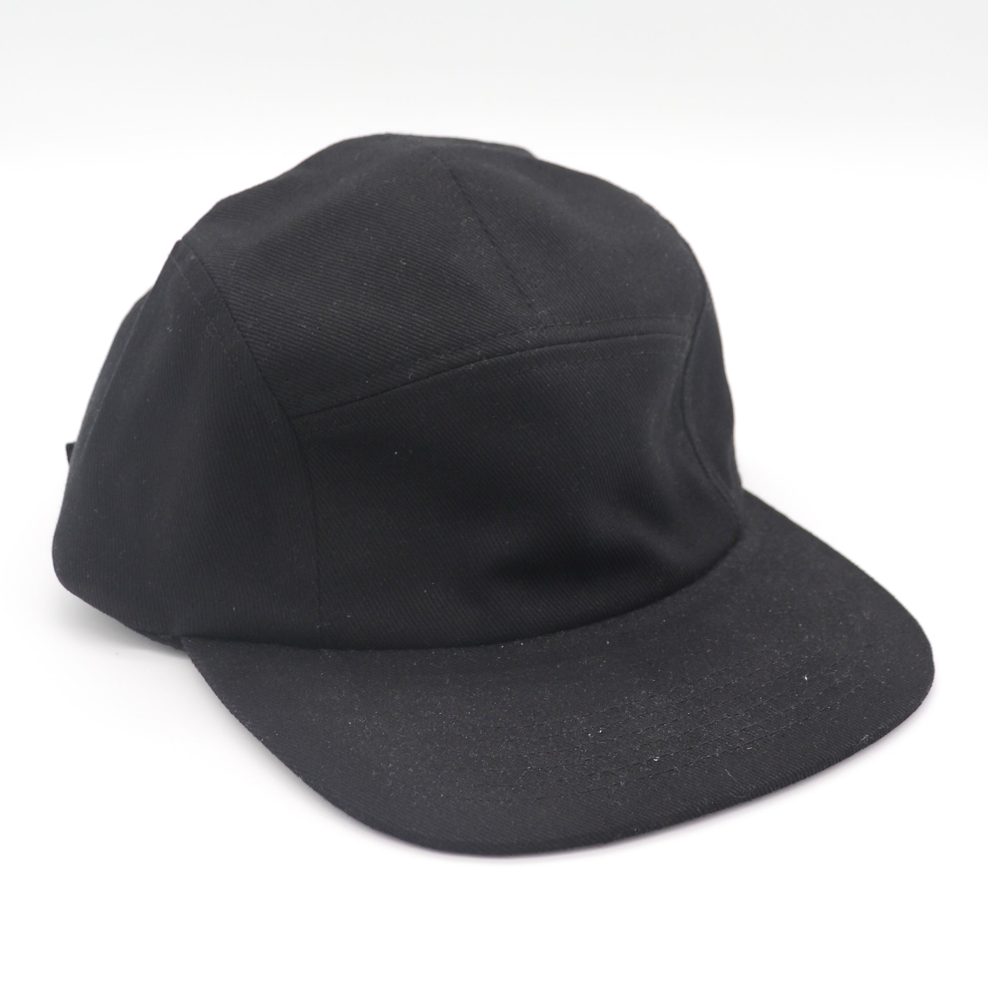 Cotton Camper 5 Panel - Black