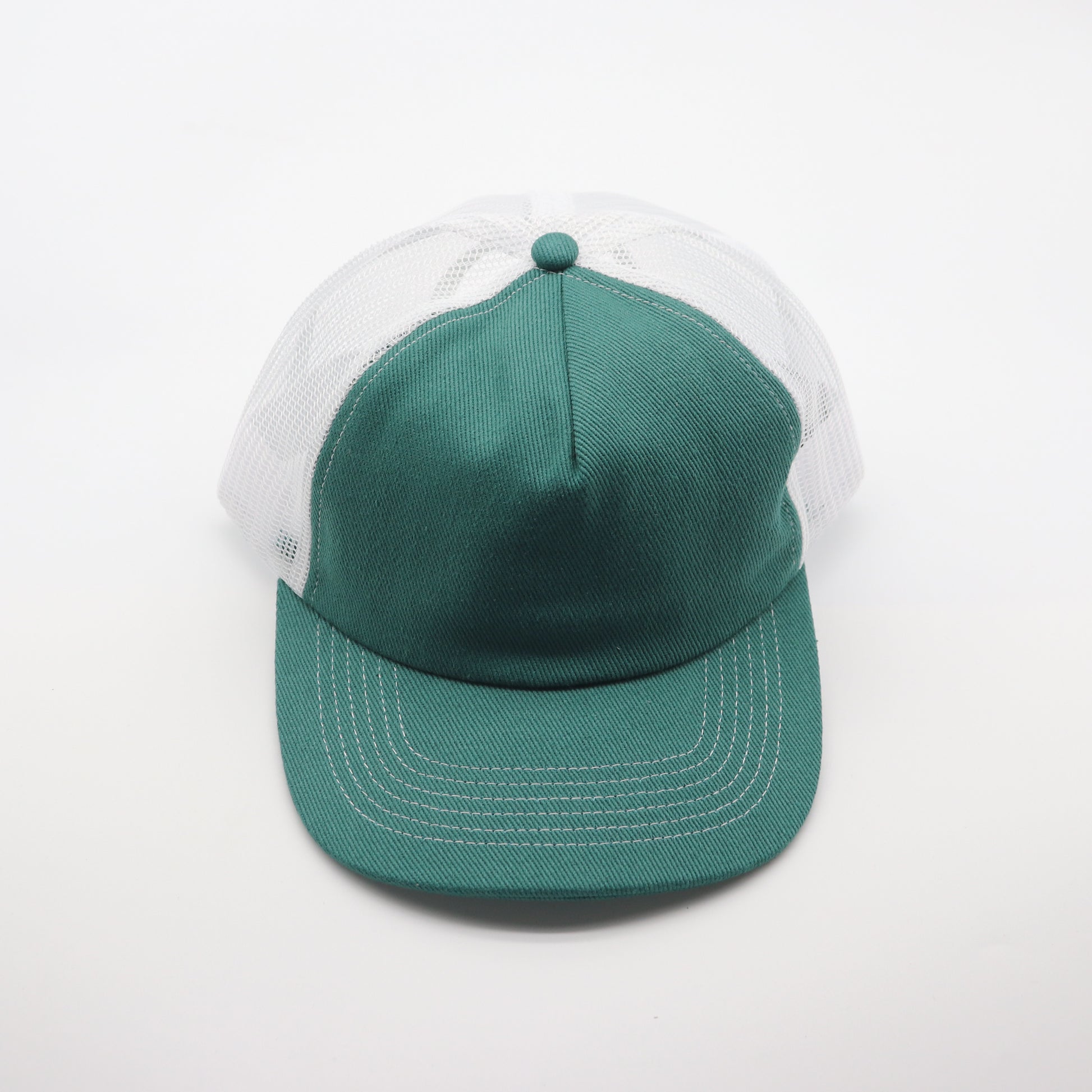 5 Panel Trucker - White & Green