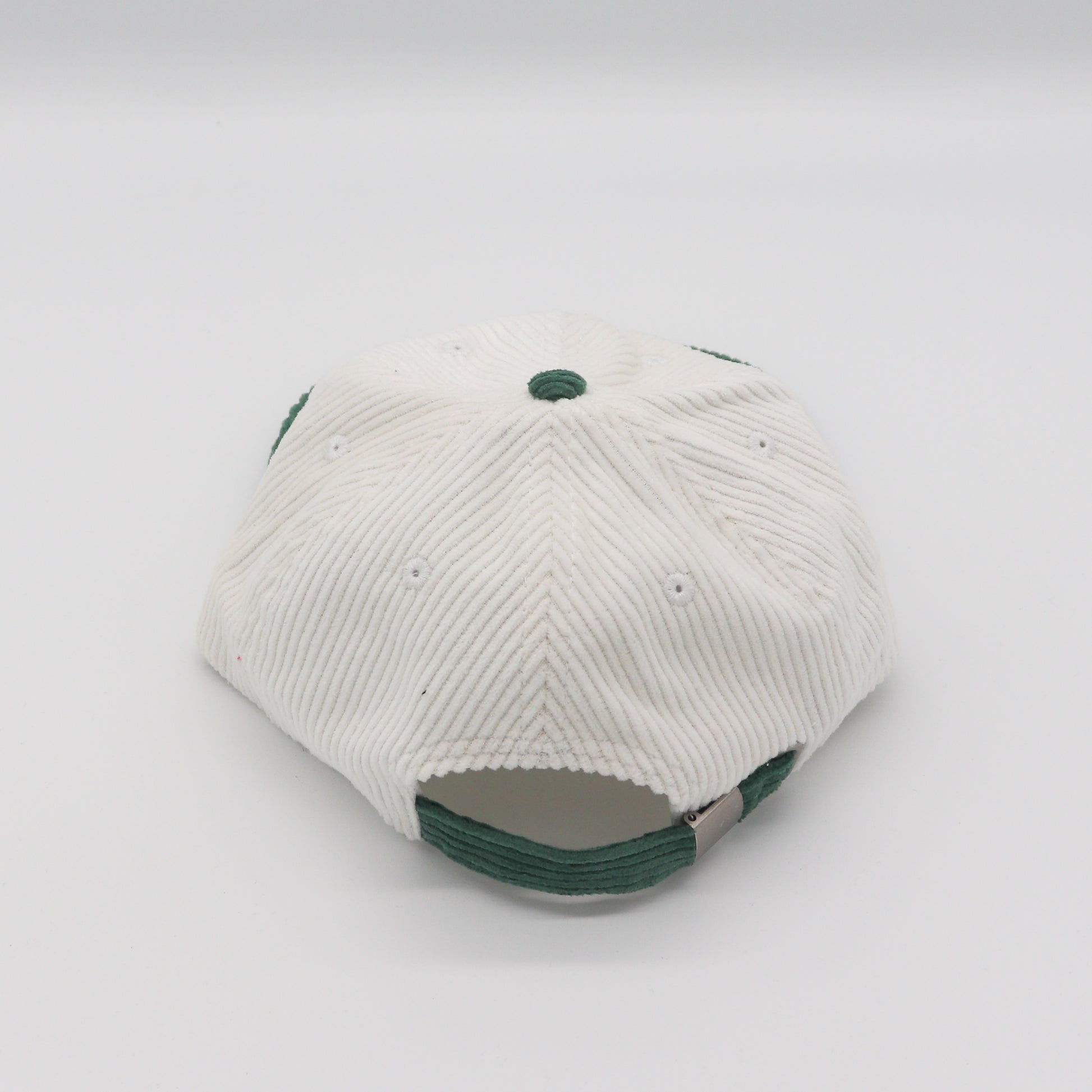 Corduroy Two-Tone 6 Panel - Green