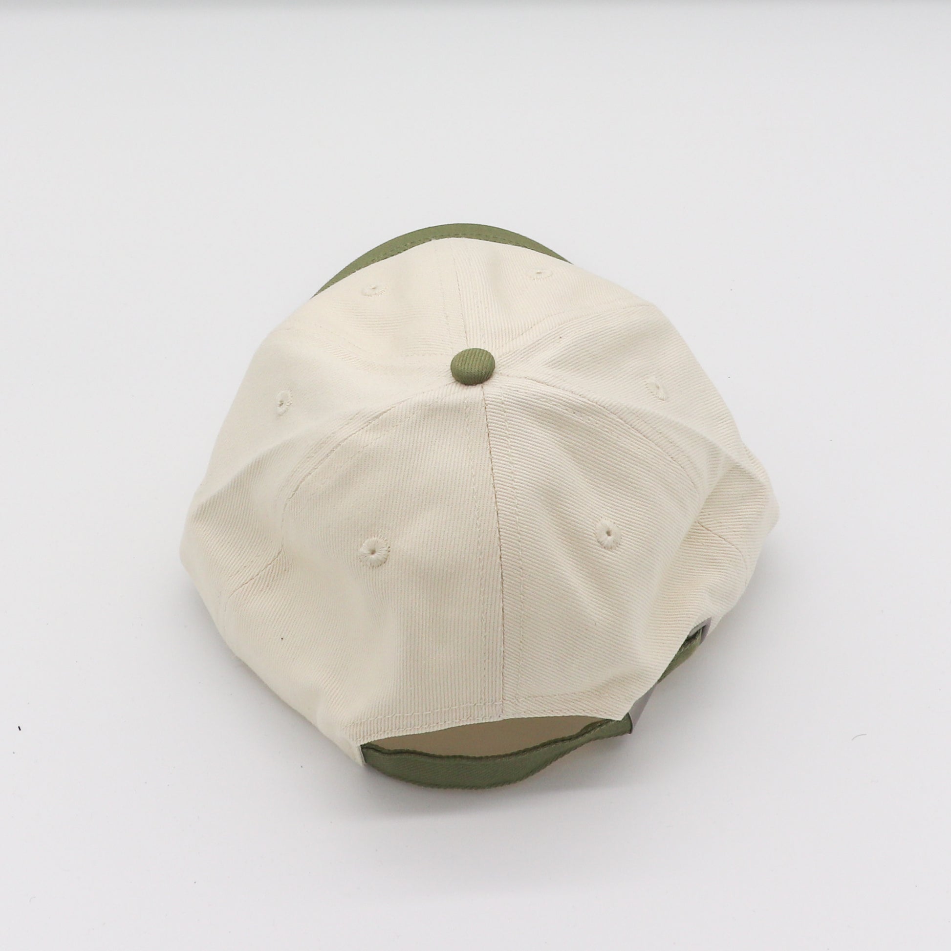 Cotton Two-Tone Dad Hat - Olive