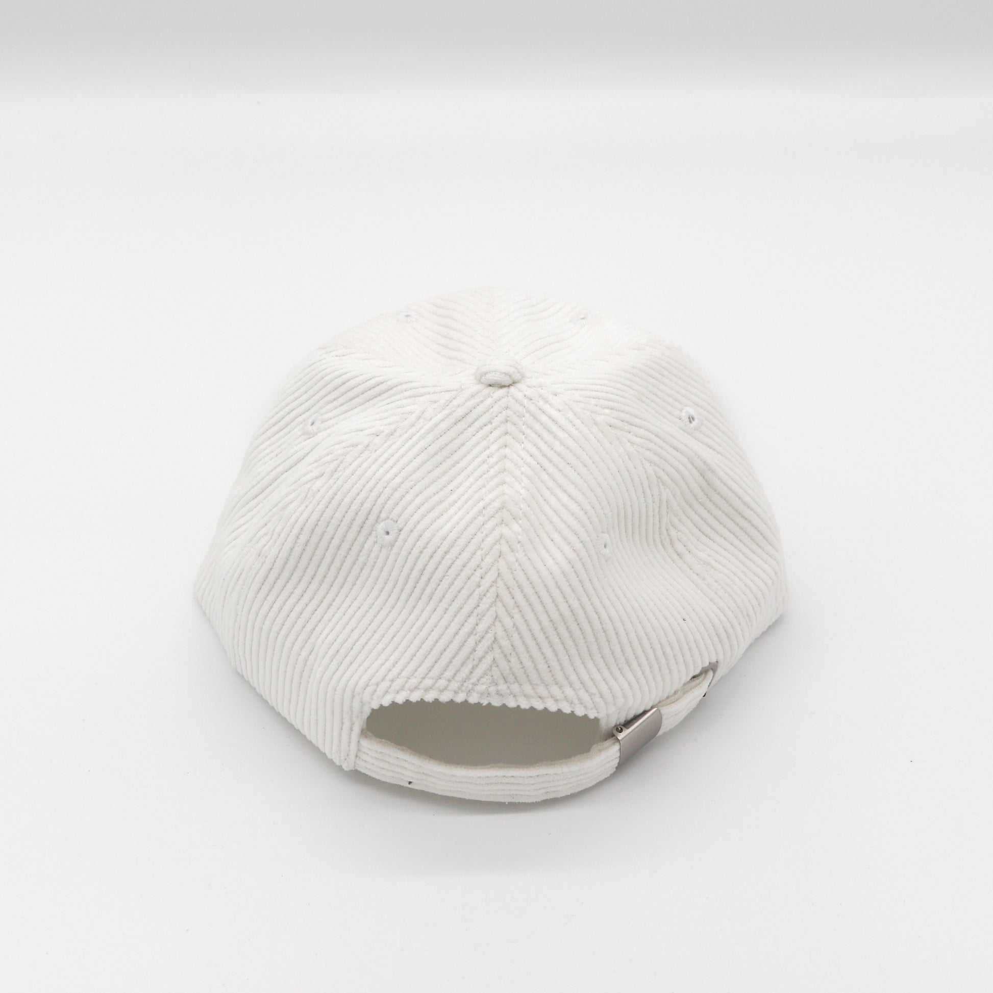 Corduroy 6 Panel - White