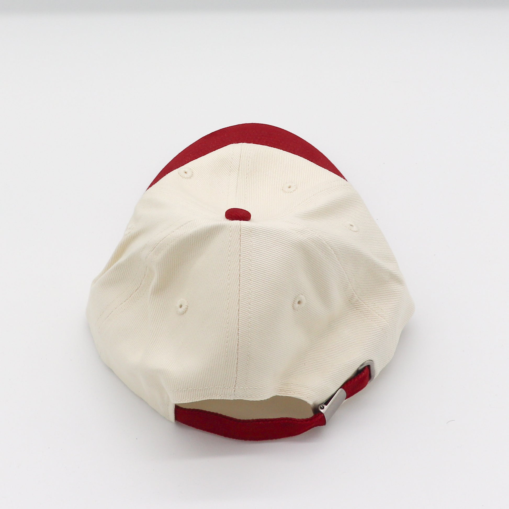 Cotton Two-Tone Dad Hat - Burgundy