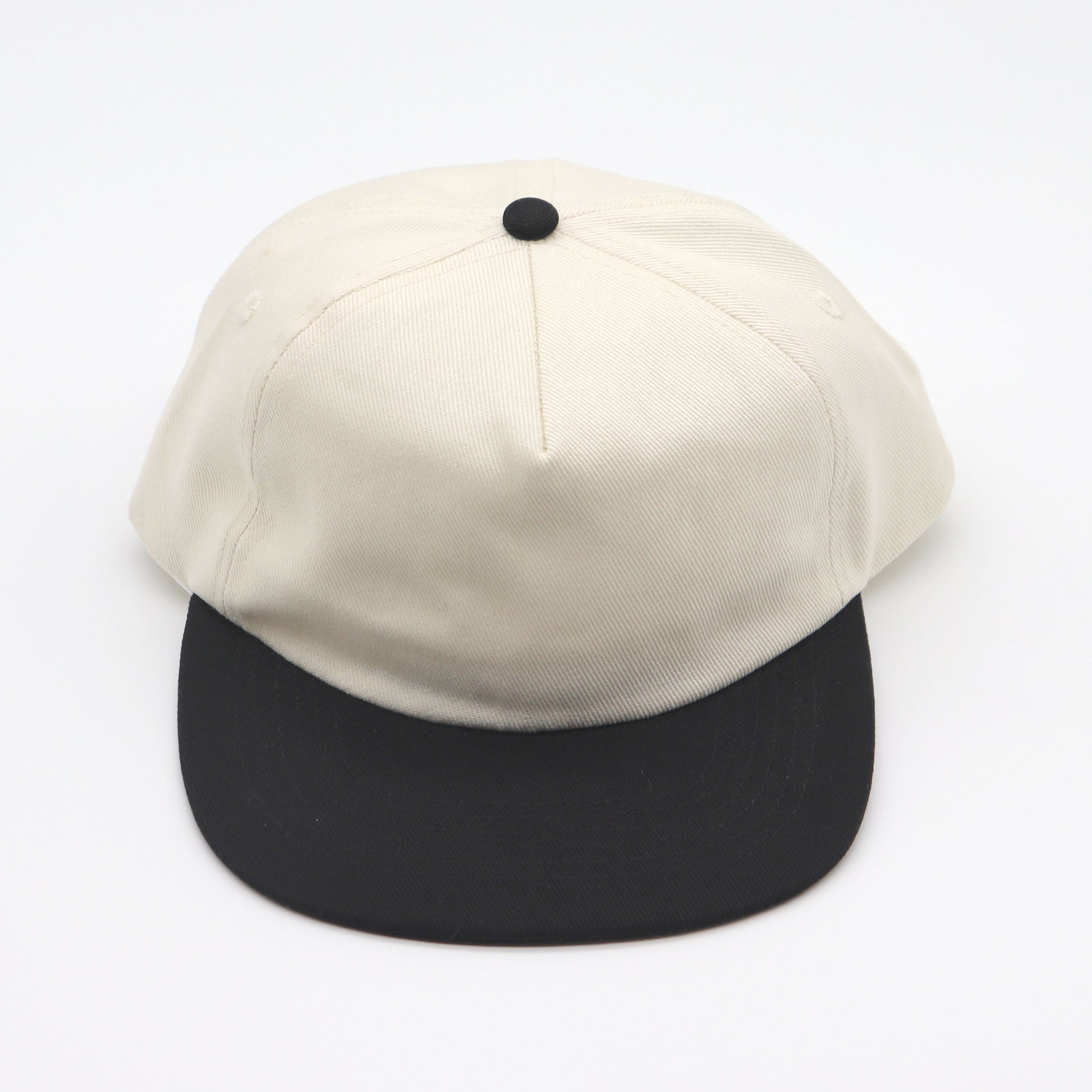 Cotton Two-Tone 5 Panel - Black