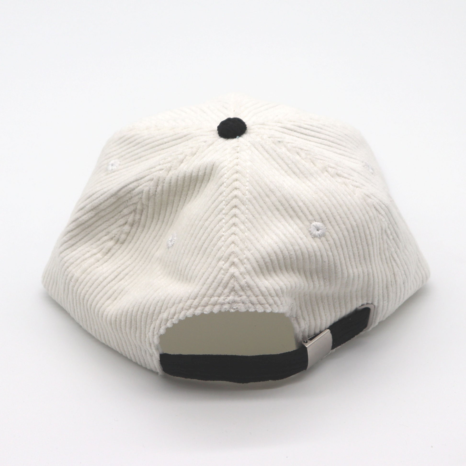 Corduroy Two-Tone 5 Panel - Black