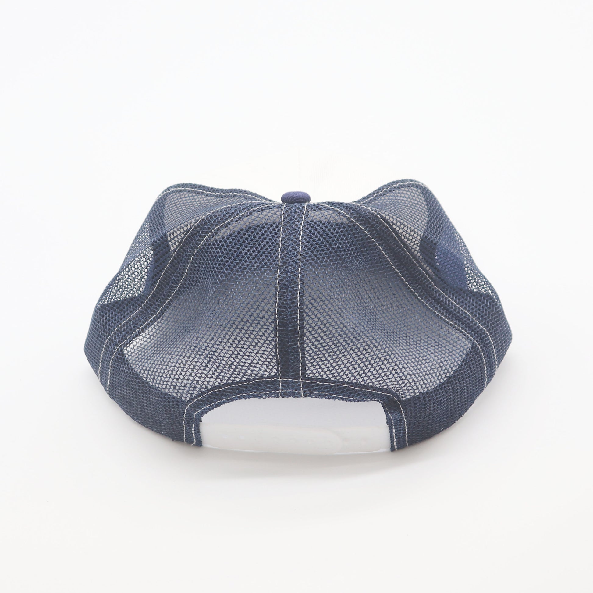 5 Panel Trucker - Navy & White