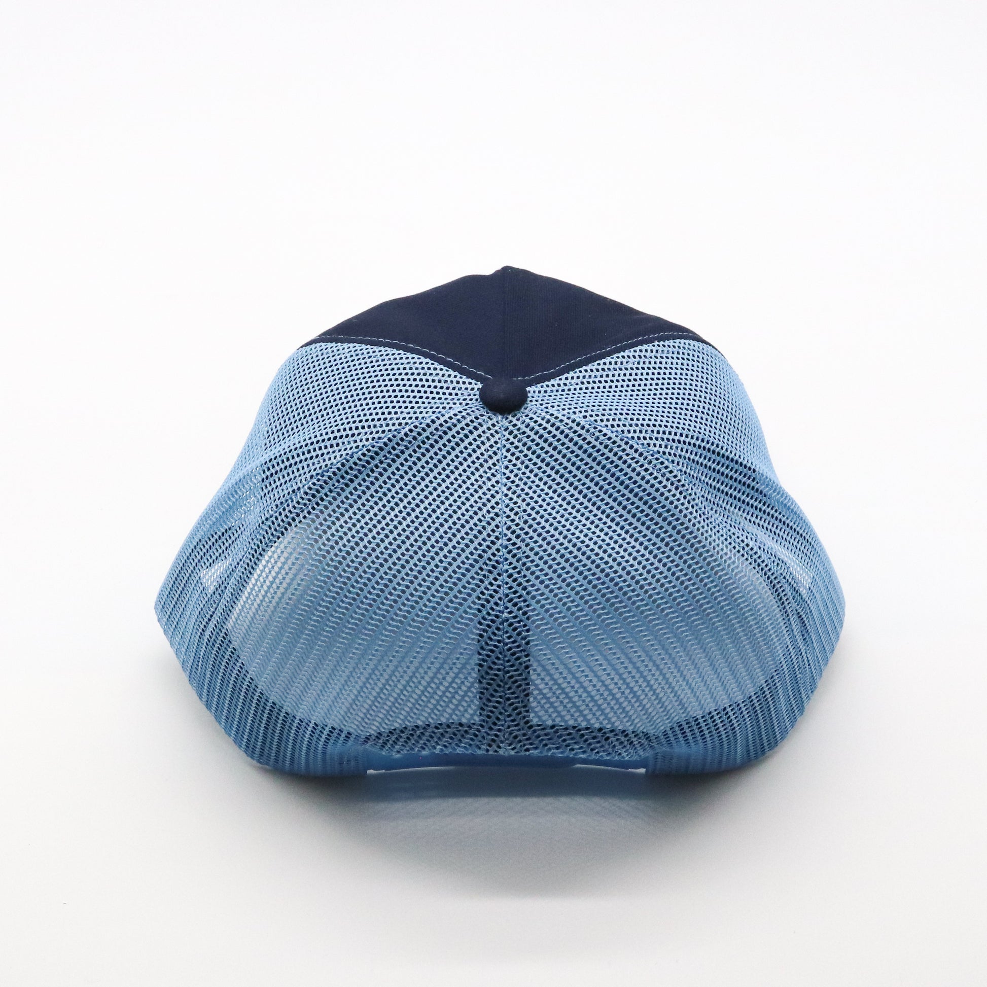 5 Panel Trucker - Navy & Light Blue