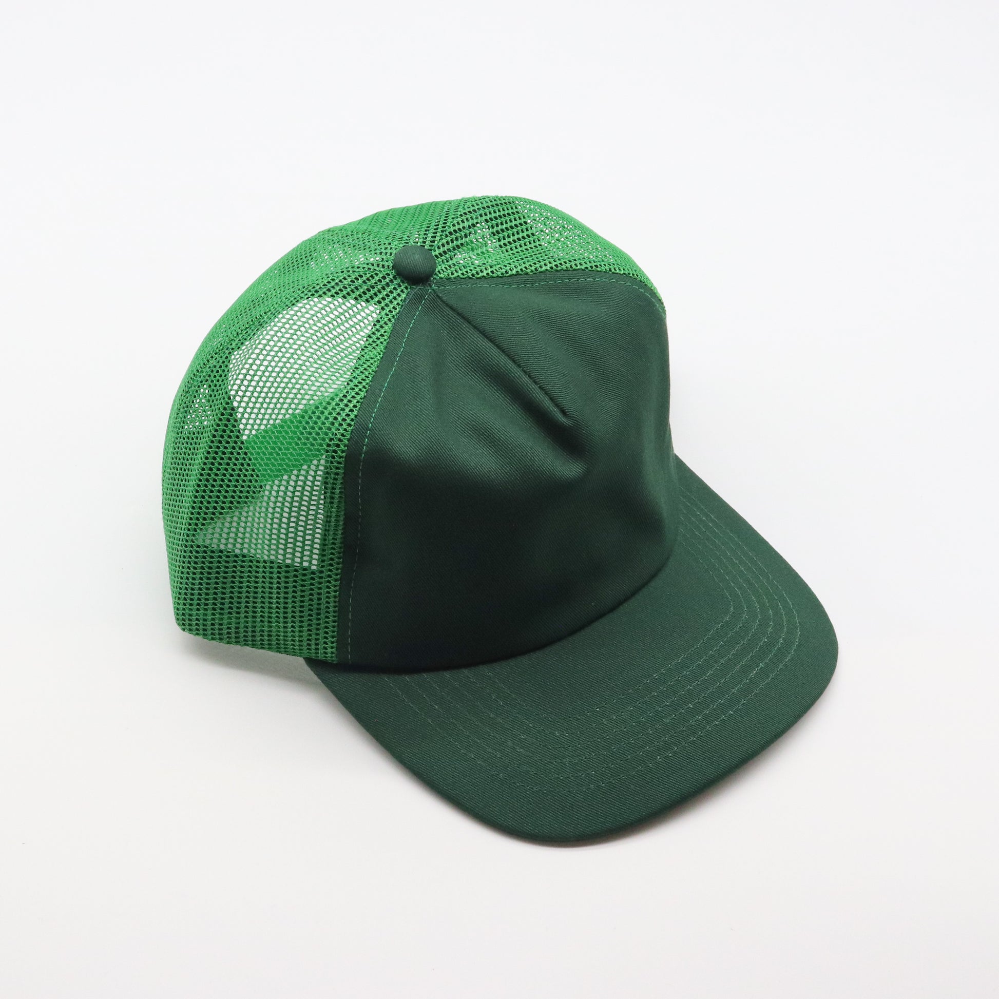5 Panel Trucker - Light & Dark Green