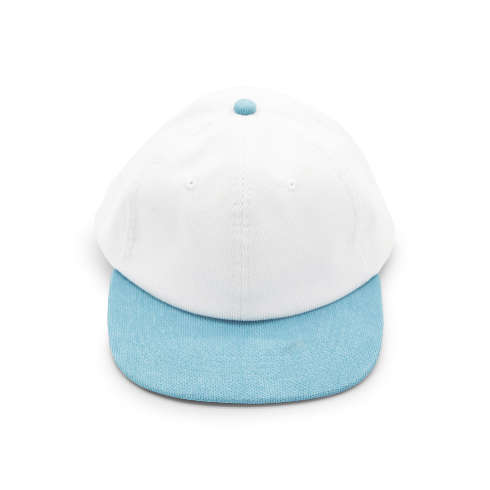 Corduroy Two-Tone 6 Panel - Light Blue