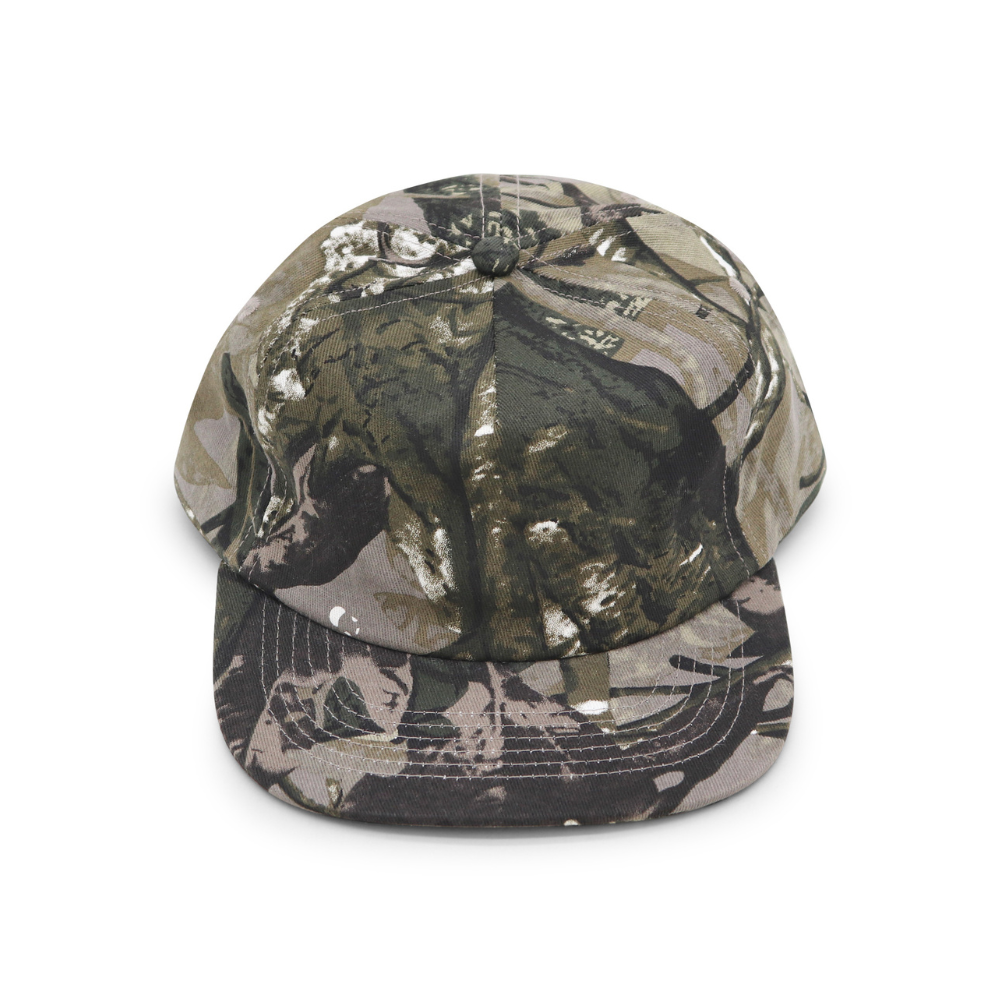 Cotton Realtree Camo 5 Panel - Highland Fog - Short Brim