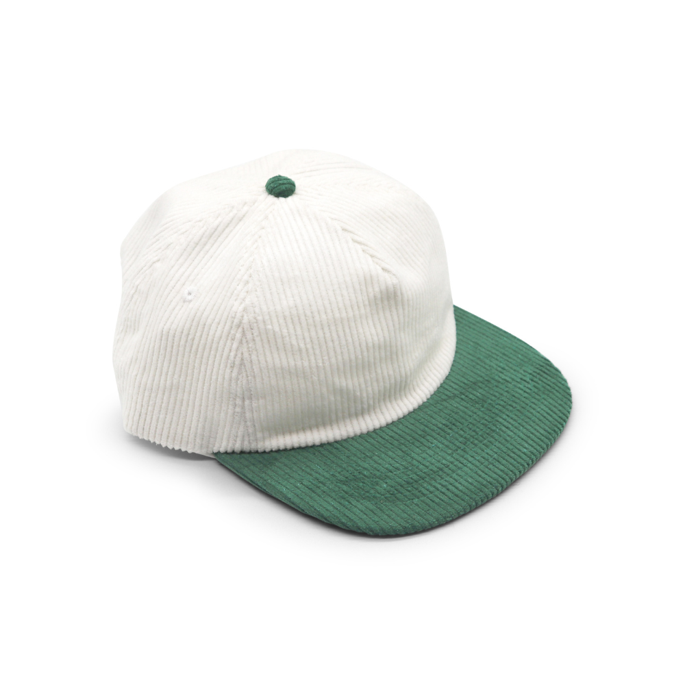 Corduroy Two-Tone 5 Panel - Green