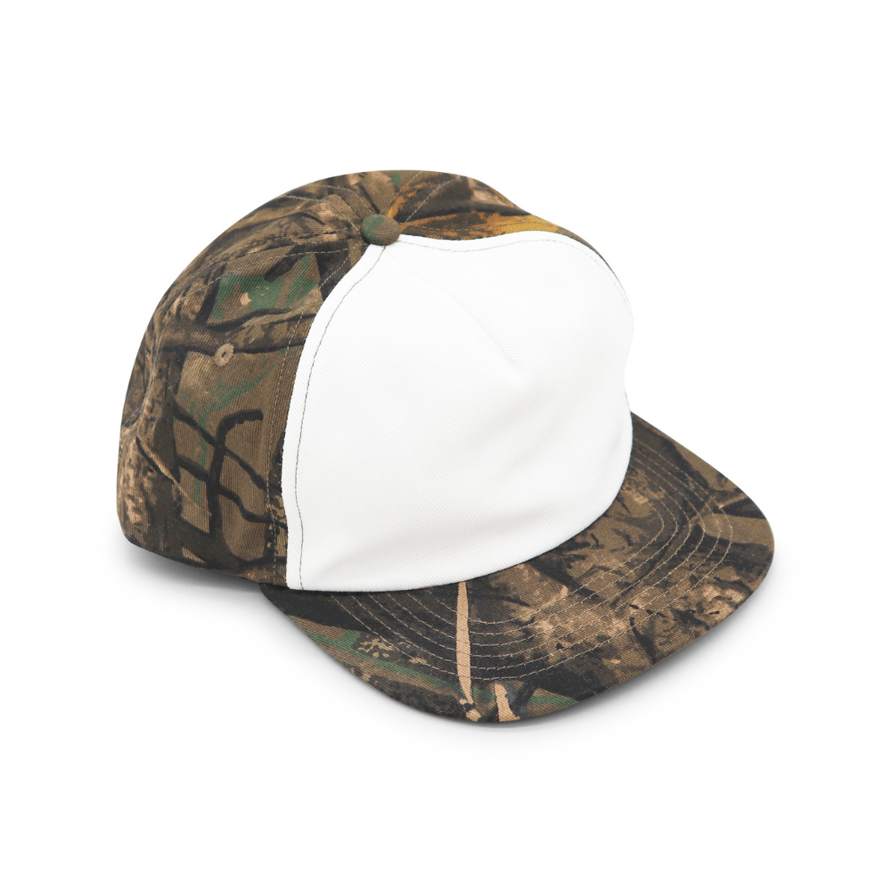 Cotton Realtree Camo 5 Panel - Autumn Timber Canvas - Short Brim