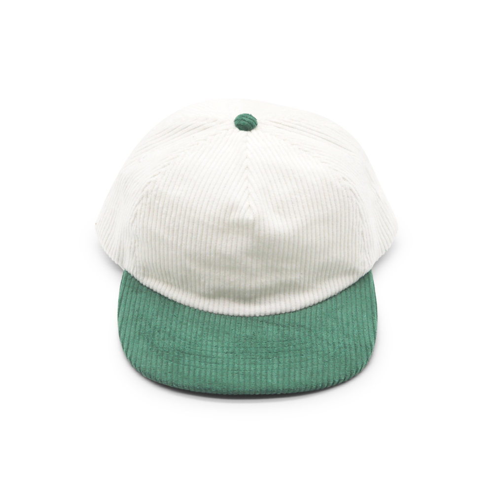 Corduroy Two-Tone 5 Panel - Green
