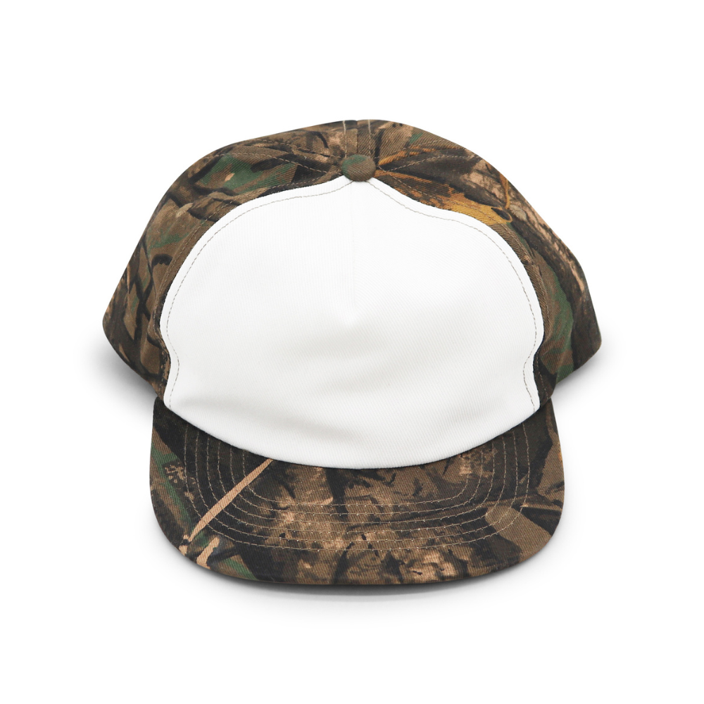 Cotton Realtree Camo 5 Panel - Autumn Timber Canvas - Short Brim