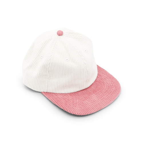 Corduroy Two-Tone 6 Panel - Pink