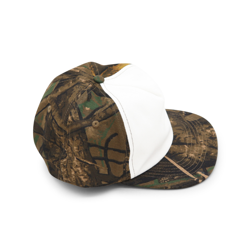 Cotton Realtree Camo 5 Panel - Autumn Timber Canvas - Short Brim