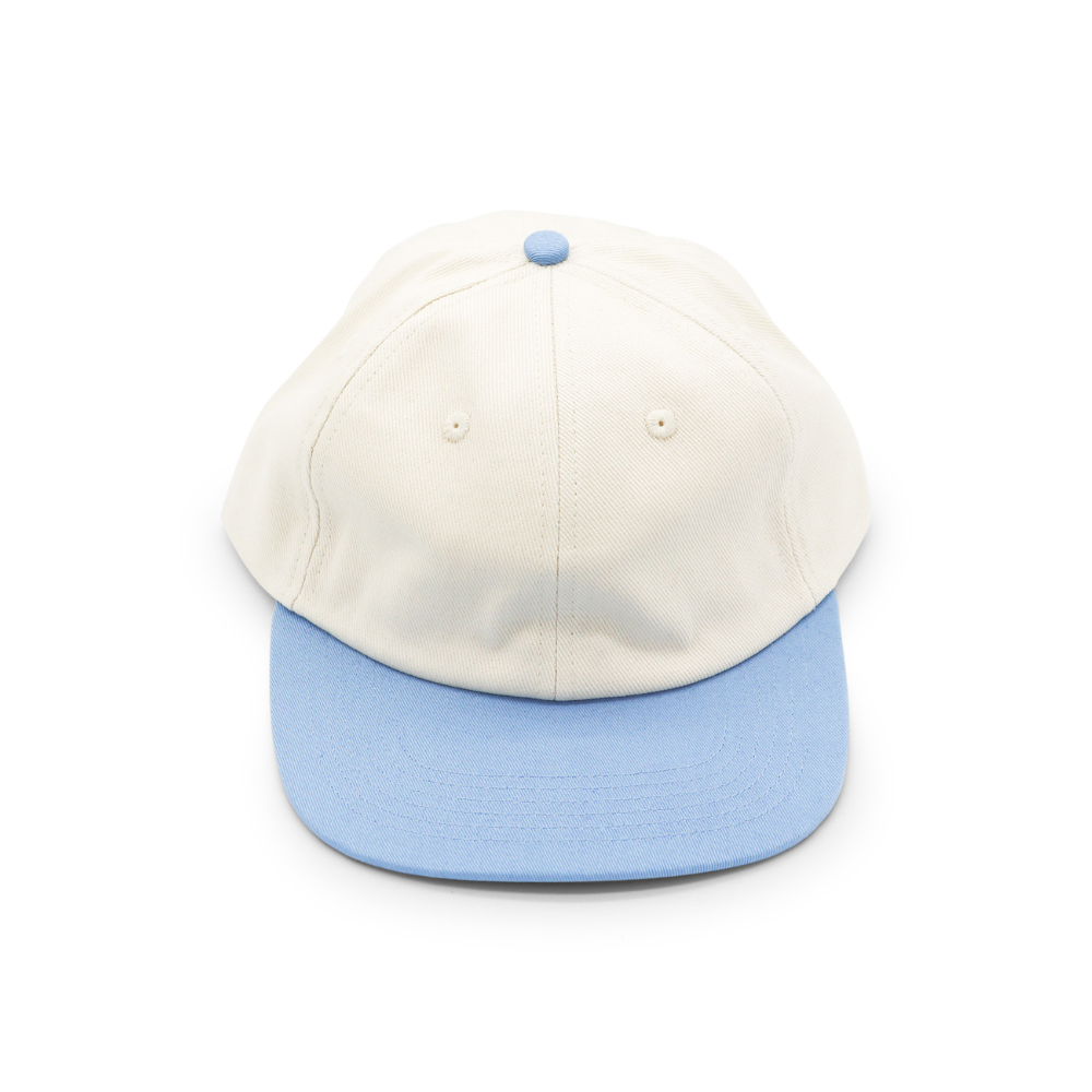 Cotton Two-Tone 6 Panel - Light Blue