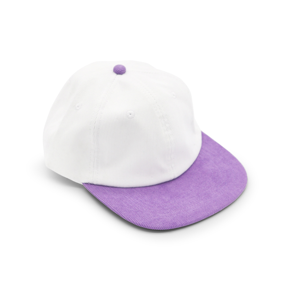 Corduroy Two-Tone 6 Panel - Purple