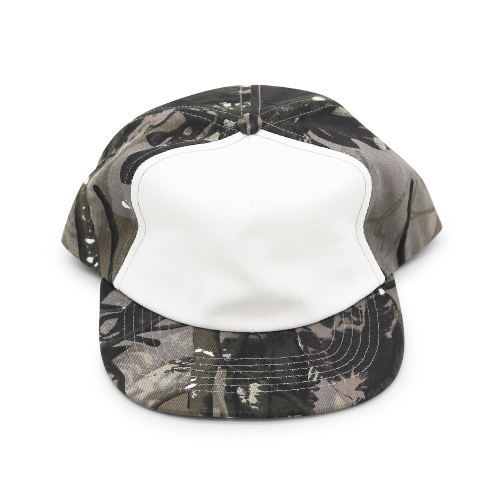 Cotton Realtree Camo 5 Panel - Highland Fog Canvas - Short Brim