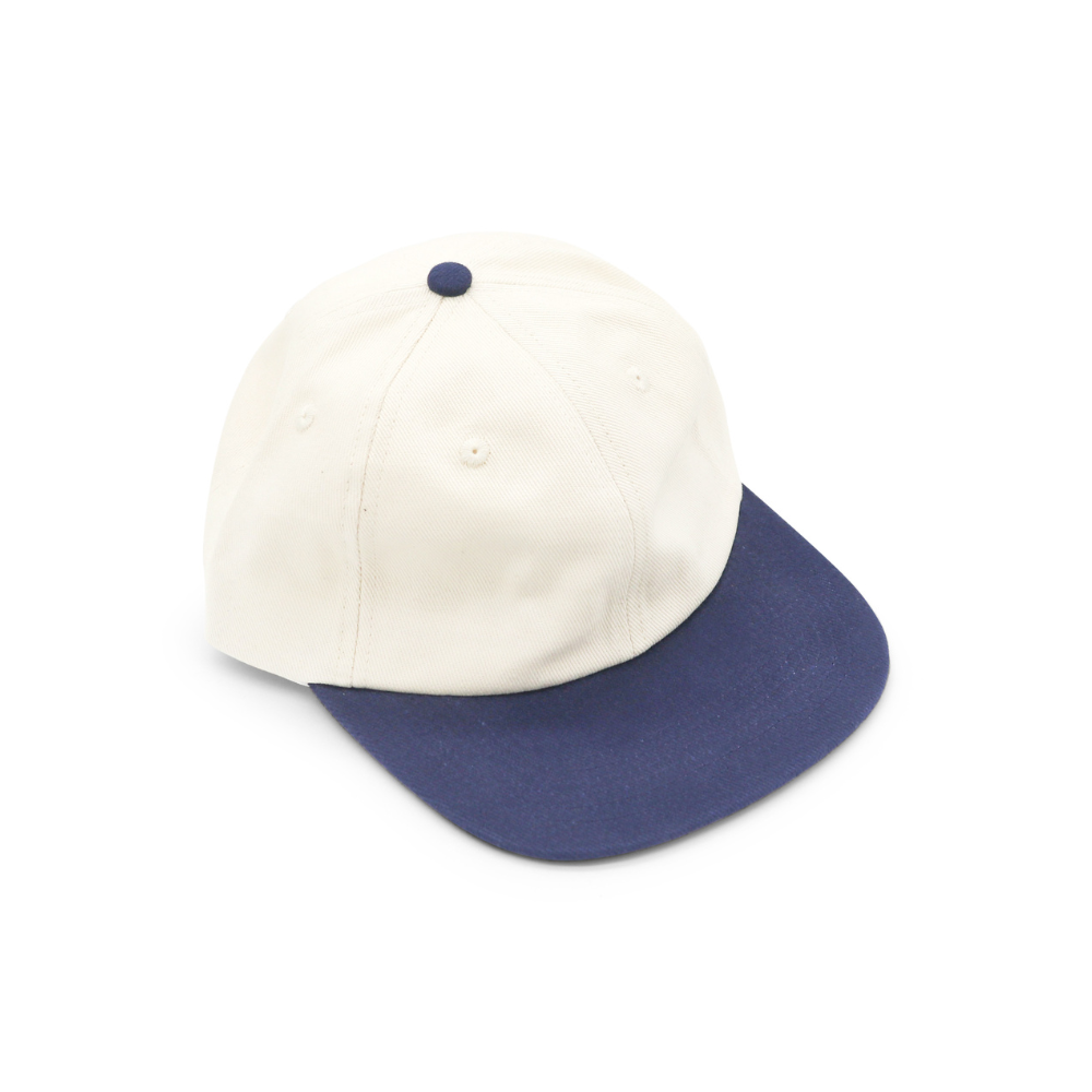 Cotton Two-Tone 6 Panel - Navy
