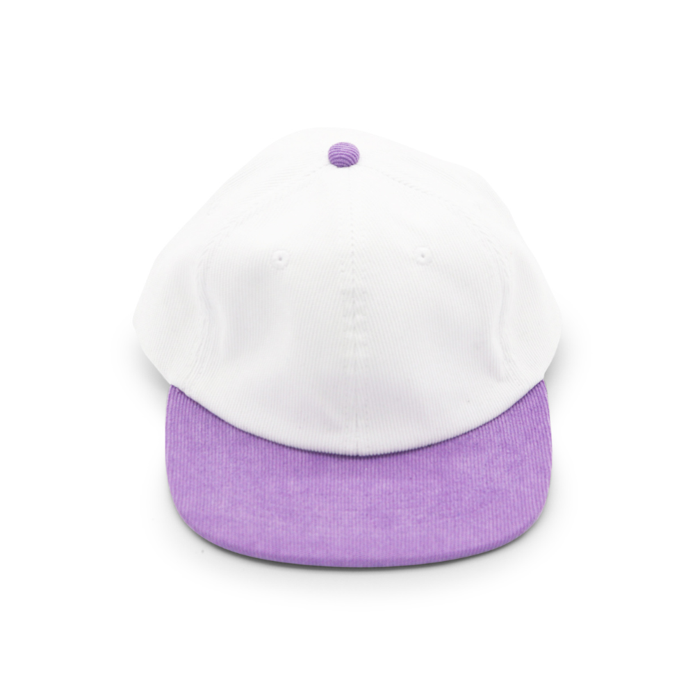 Corduroy Two-Tone 6 Panel - Purple