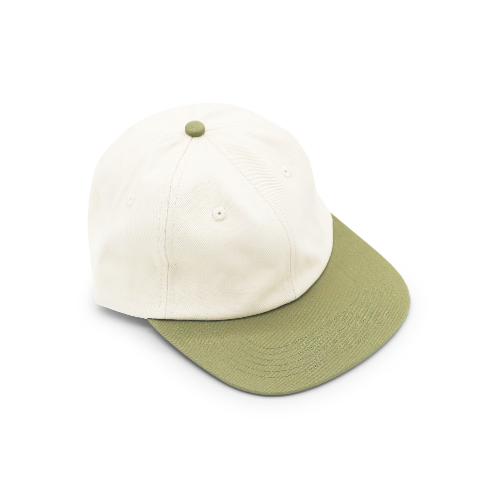 Cotton Two-Tone 6 Panel - Olive