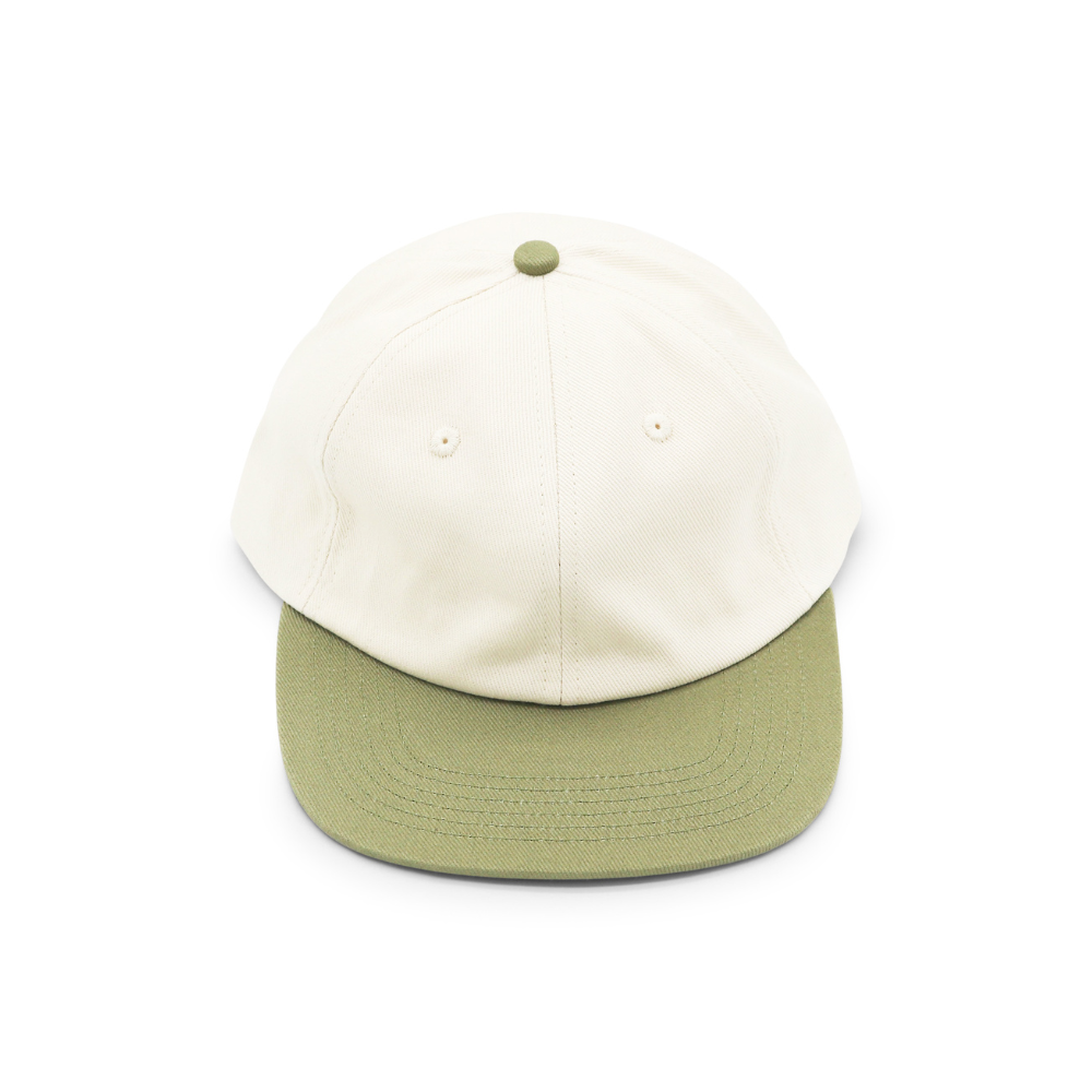 Cotton Two-Tone 6 Panel - Olive