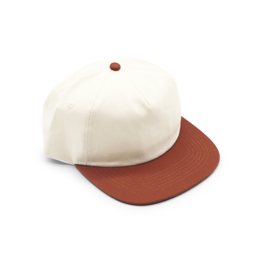 Cotton Two-Tone 5 Panel - Brown