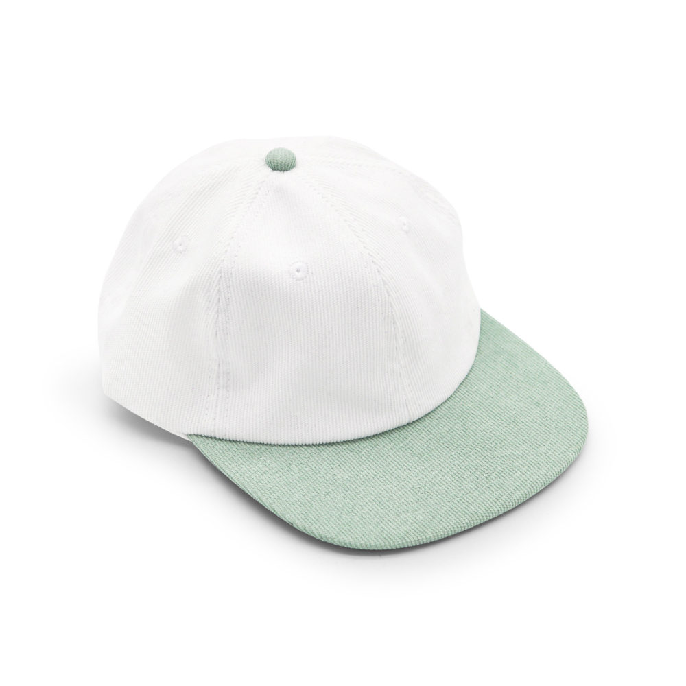 Corduroy Two-Tone 6 Panel - Sage