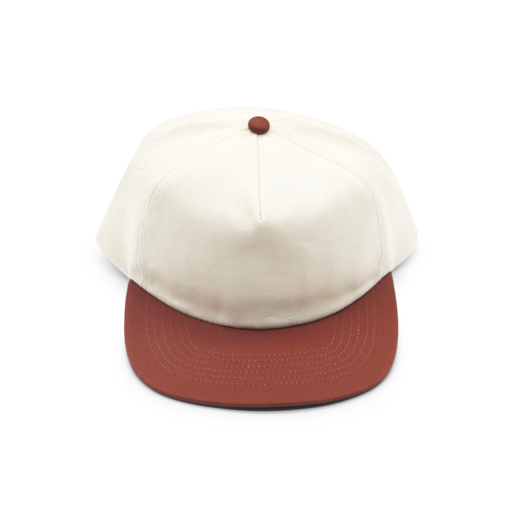 Cotton Two-Tone 5 Panel - Brown