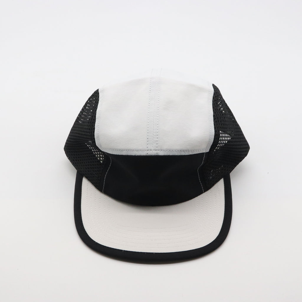Nylon Camper 5 Panel - Black & White