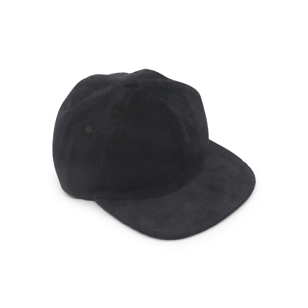 Corduroy 5 Panel - Black