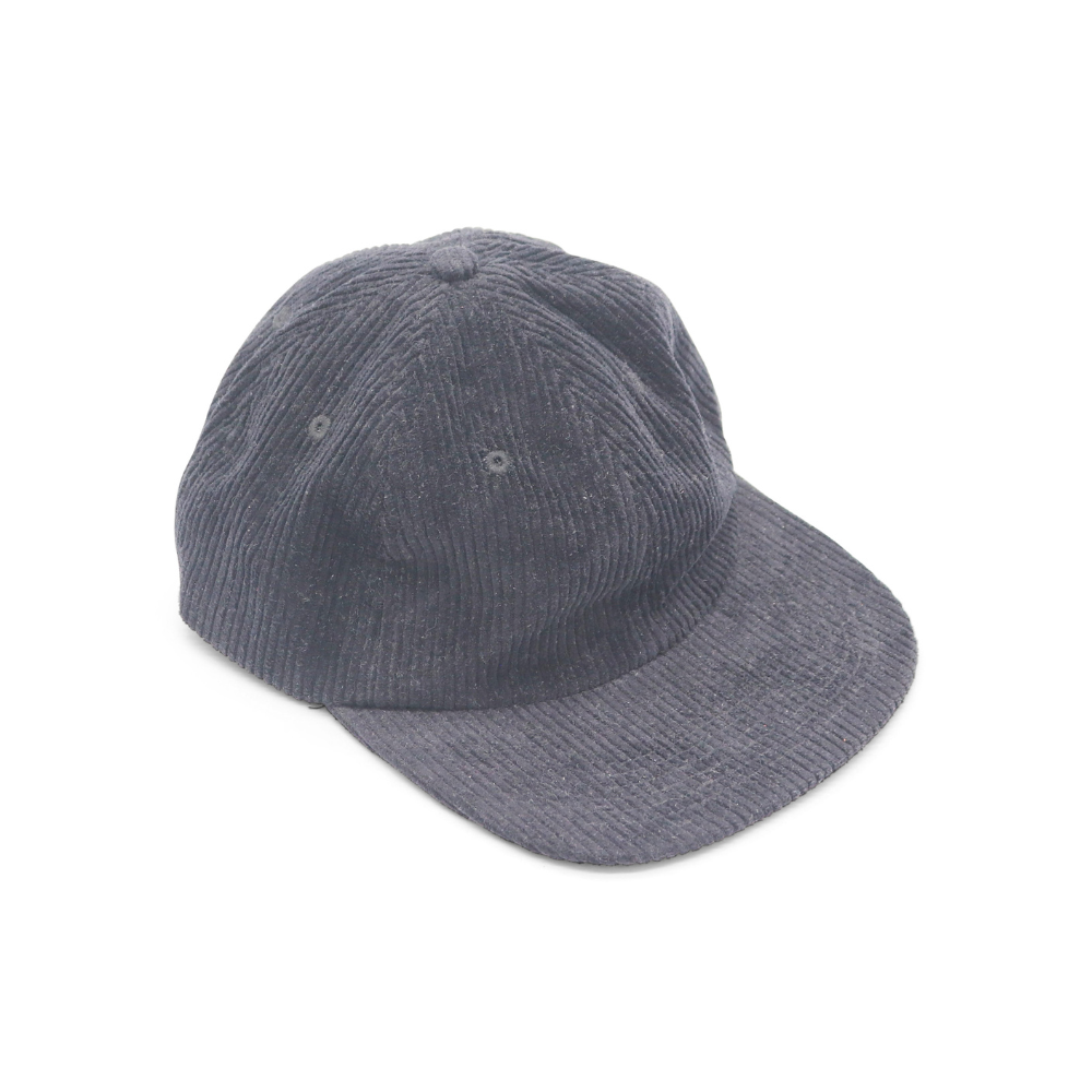 Corduroy 6 Panel - Black