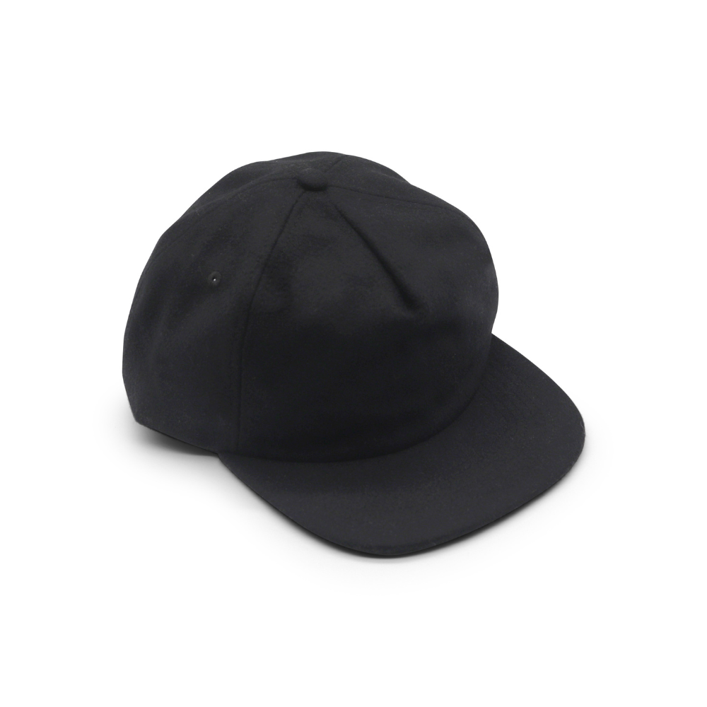 Wool 5 Panel - Black