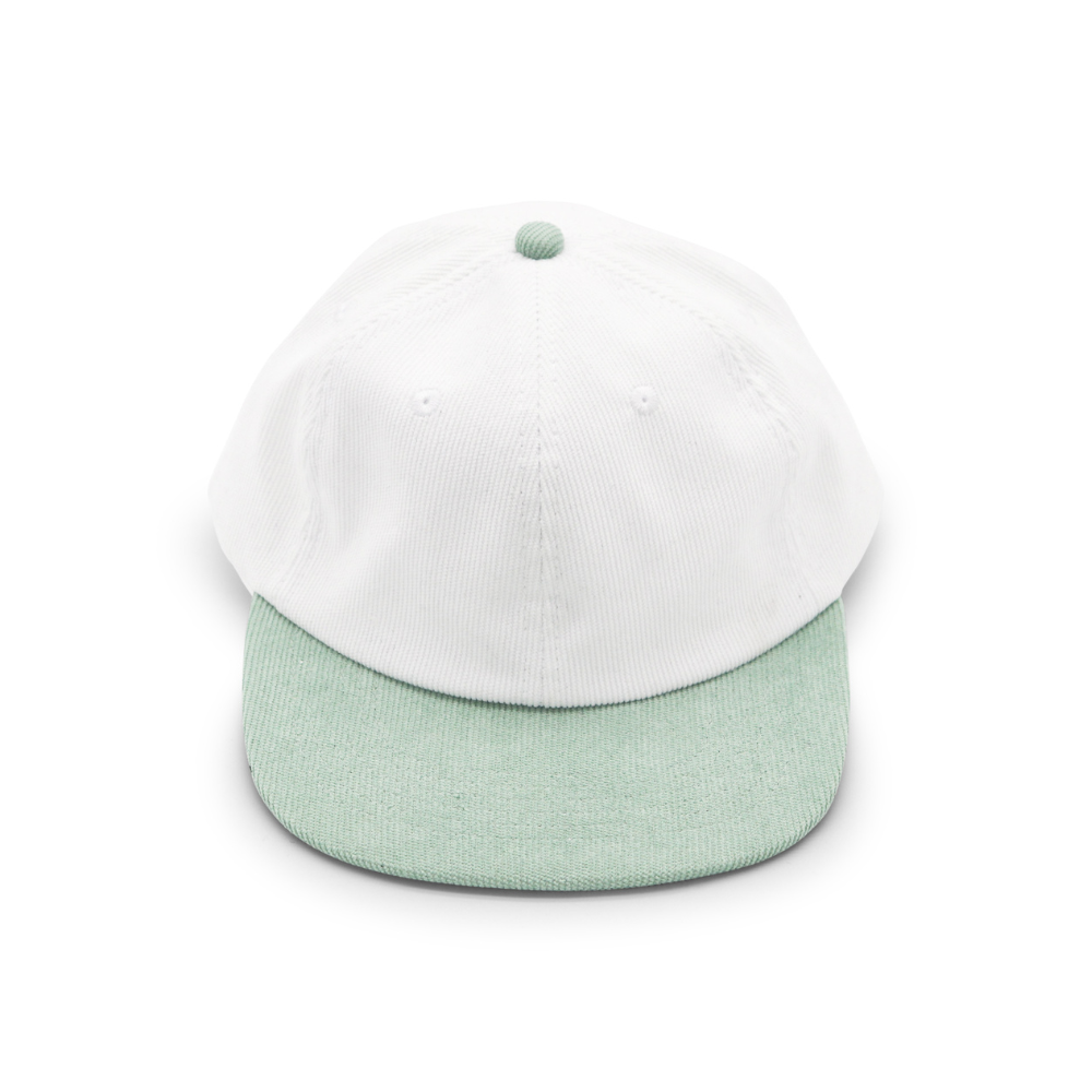 Corduroy Two-Tone 6 Panel - Sage
