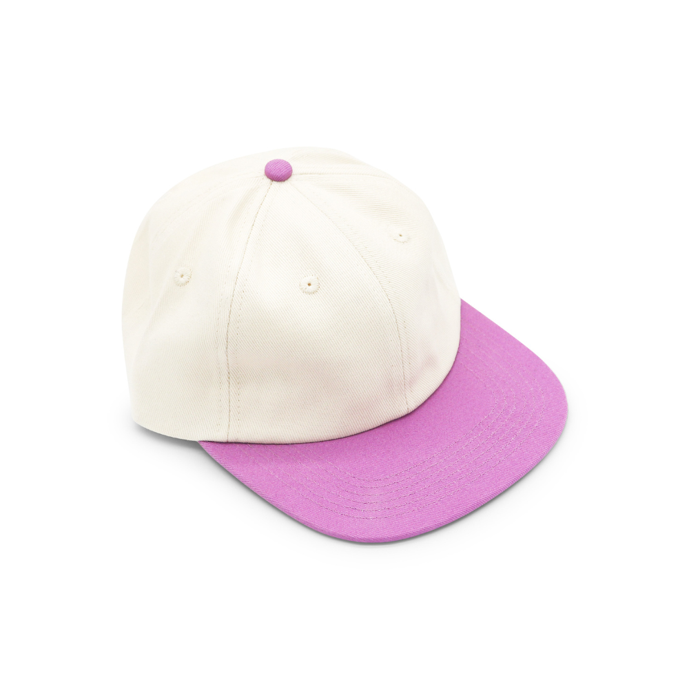 Cotton Two-Tone 6 Panel - Light Purple