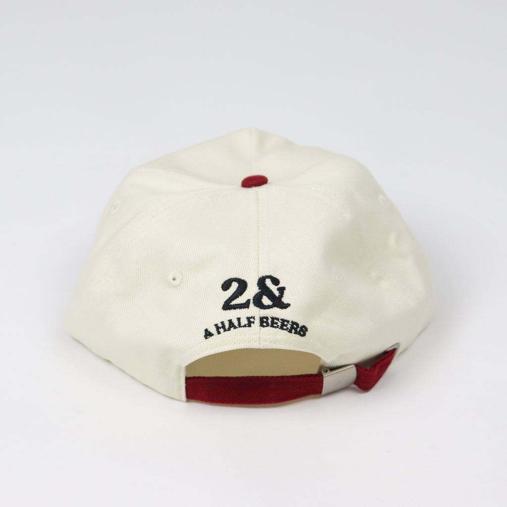 Two & A Half Beers 5 Panel - Burgundy