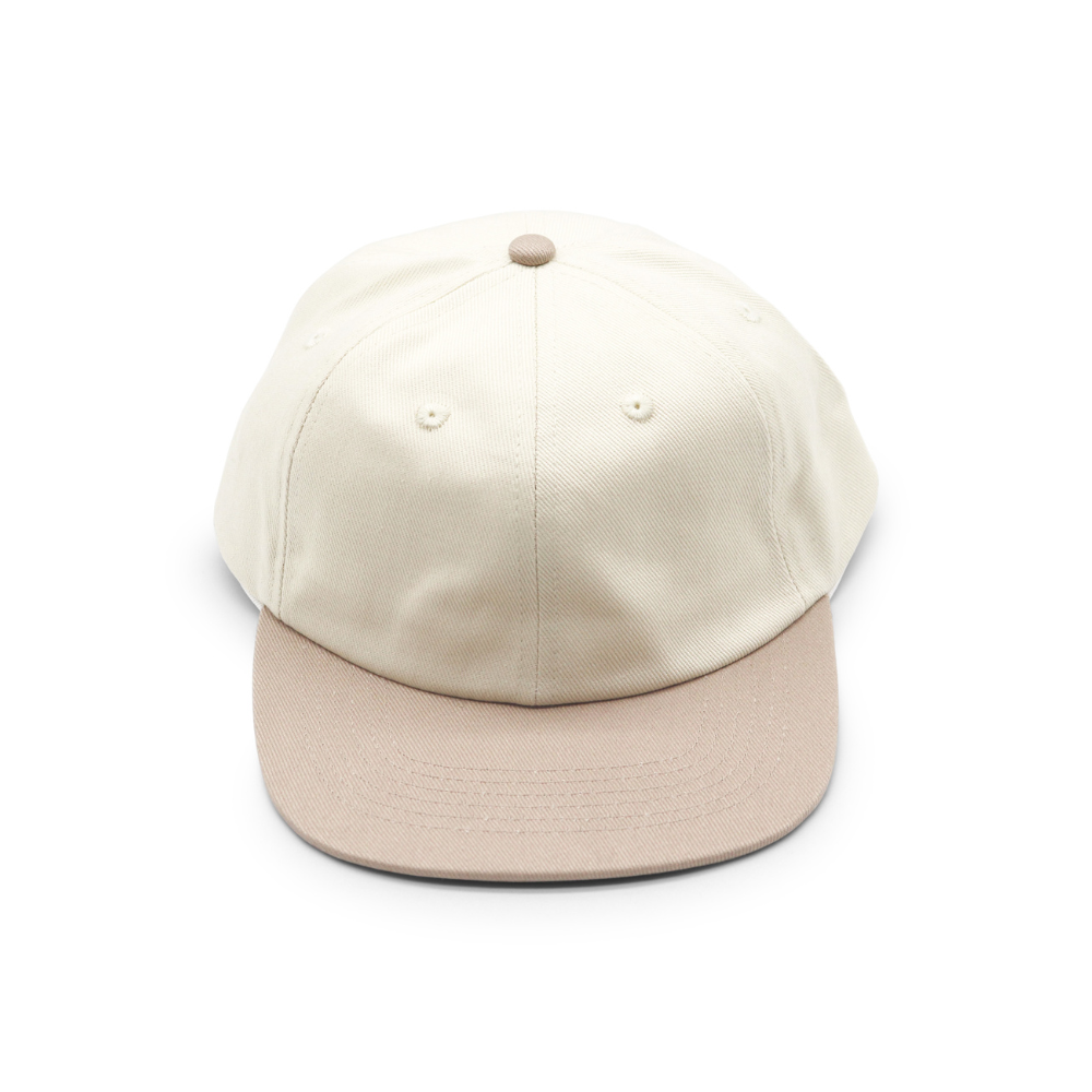 Cotton Two-Tone 6 Panel - Tan