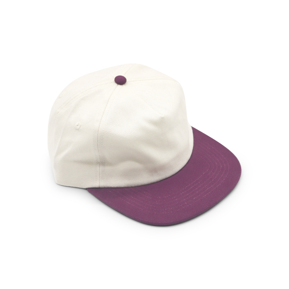 Cotton Two-Tone 5 Panel - Plumb